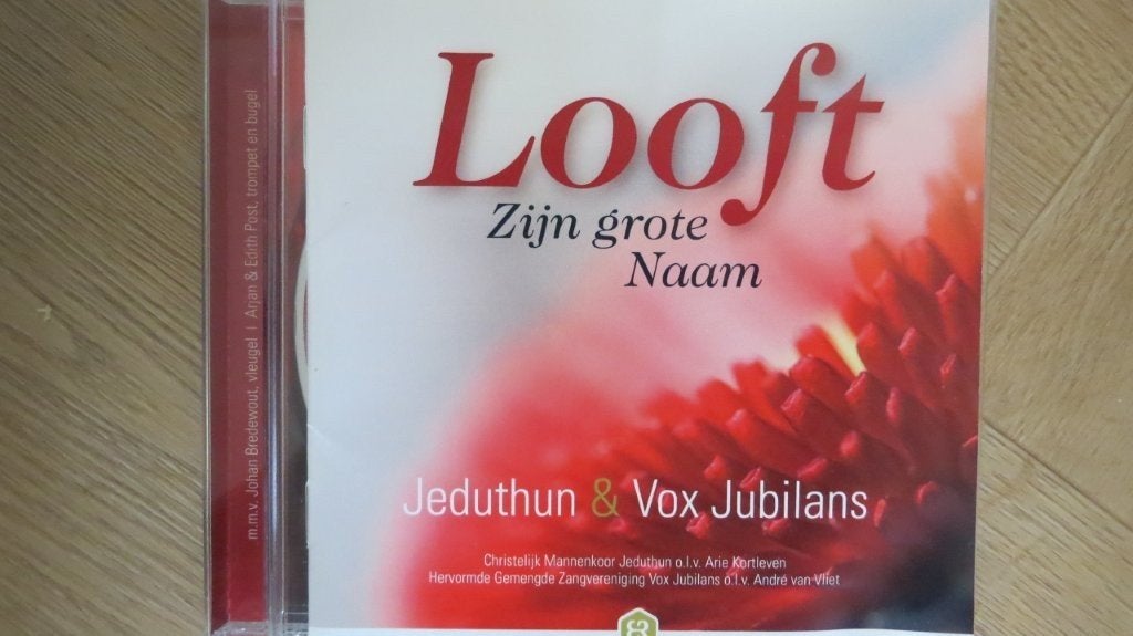 Cd: Looft Zijn grote Naam, Jeduthun en Vox Jubilans, Ophalen of Verzenden, Zo goed als nieuw, Gospel
