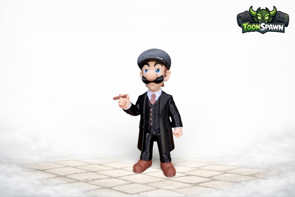 Luigi Shelby – Mario x Shelby Mash‑up Figurine – 31 cm, Ophalen of Verzenden, Nieuw, Overige typen