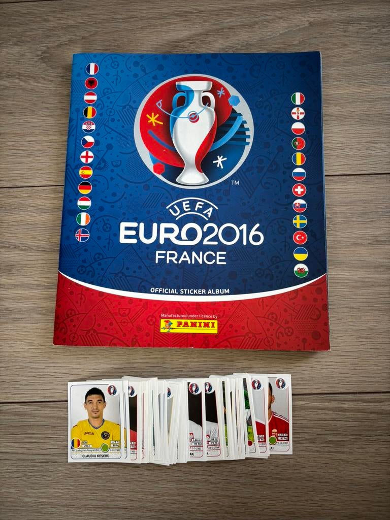 82 stickers Panini Ek 2016, Ophalen of Verzenden, Nieuw, Meerdere stickers