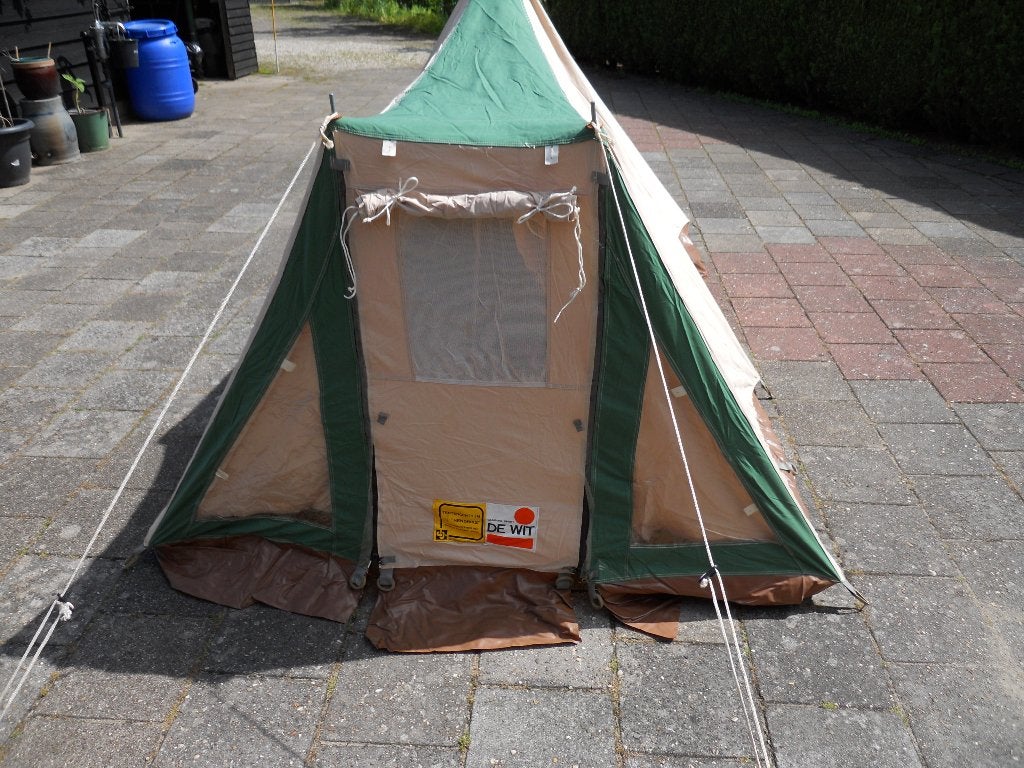Katoenen tent DWS 2 pers, Caravans en Kamperen, Tenten, Ophalen, Zo goed als nieuw, Tot en met 2
