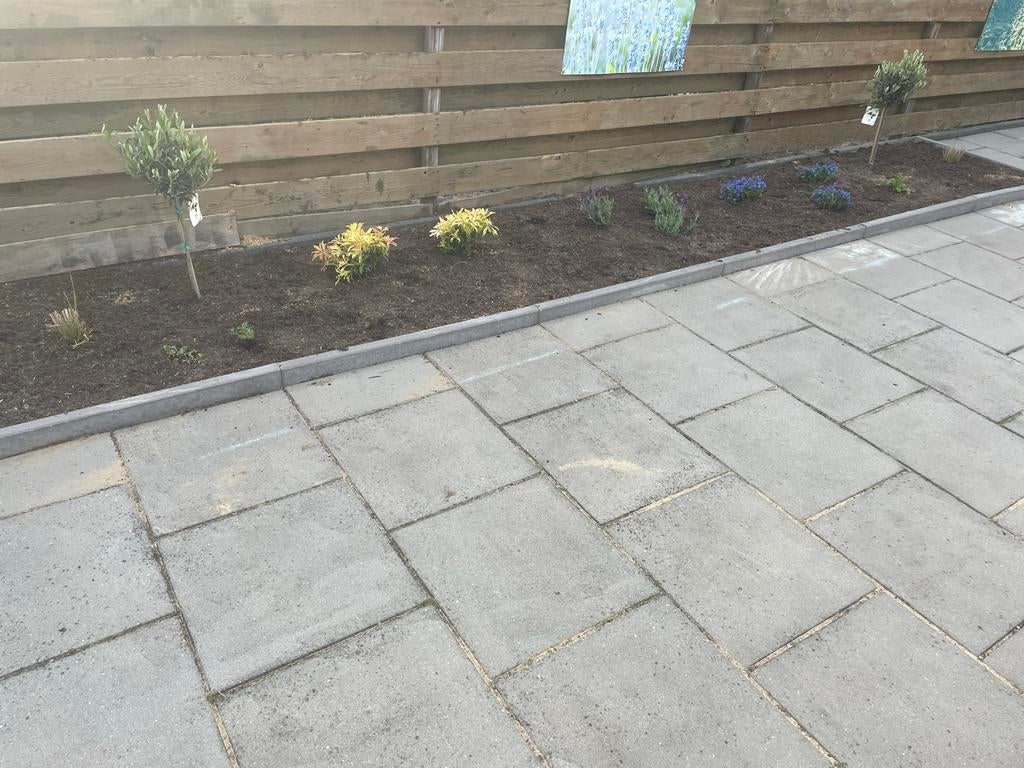 Tegels 22 stuks 60x60 4cm dik, Gebruikt, Beton, Terrastegels, 5 tot 10 m²