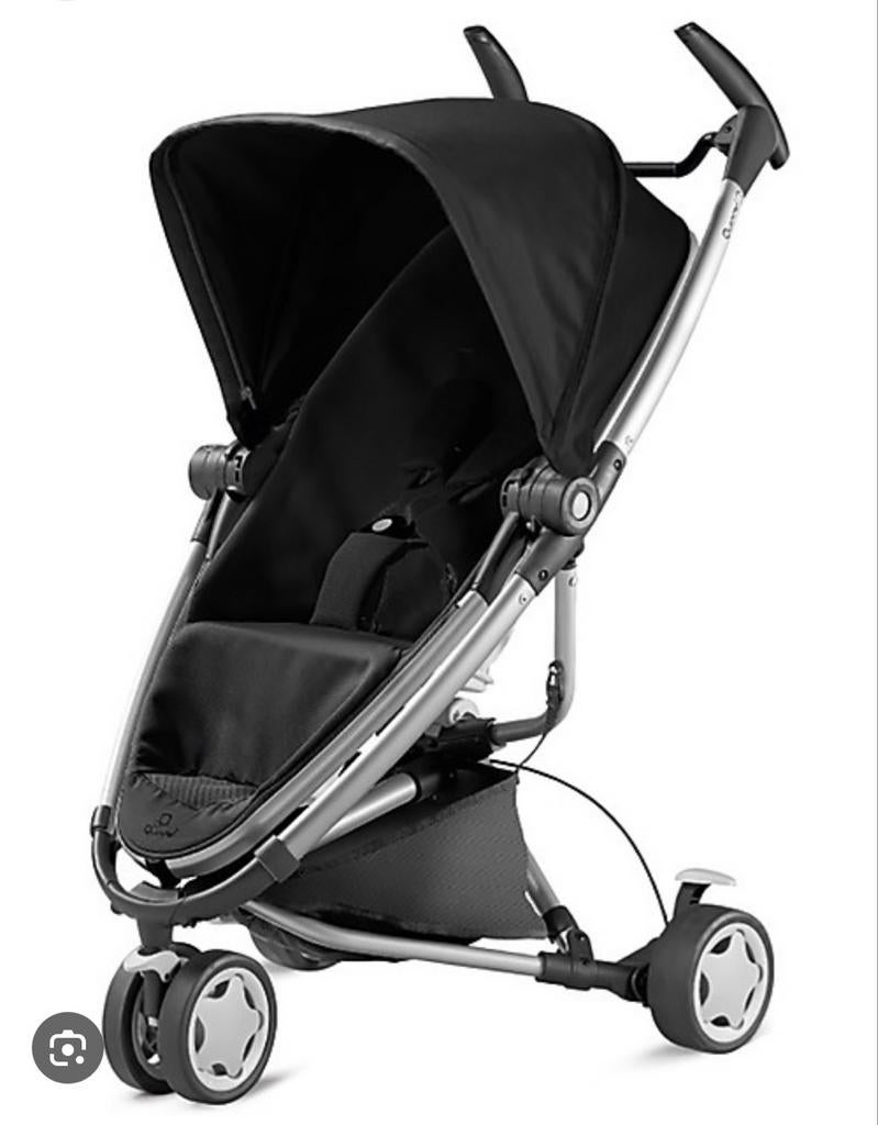 Quinny Zapp Flex kinderwagen - Zwart, Kinderen en Baby's, Ophalen, Gebruikt, Quinny, Verstelbare rugleuning