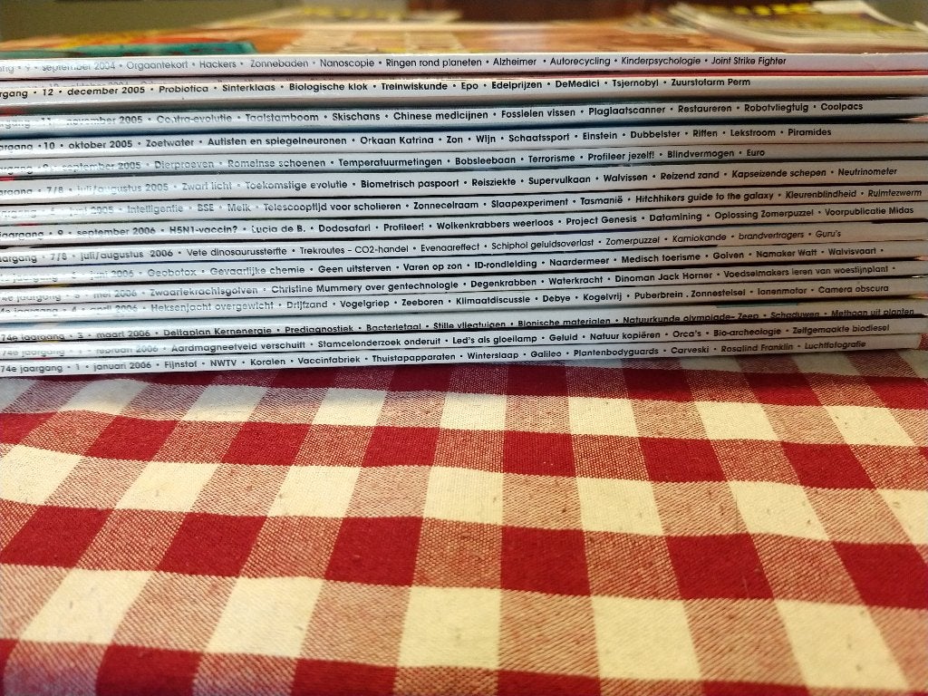 Tijdschriften exact nwt en kijk. Bananendoos vol BIEDEN., Ophalen of Verzenden, Gelezen, Elektrotechniek