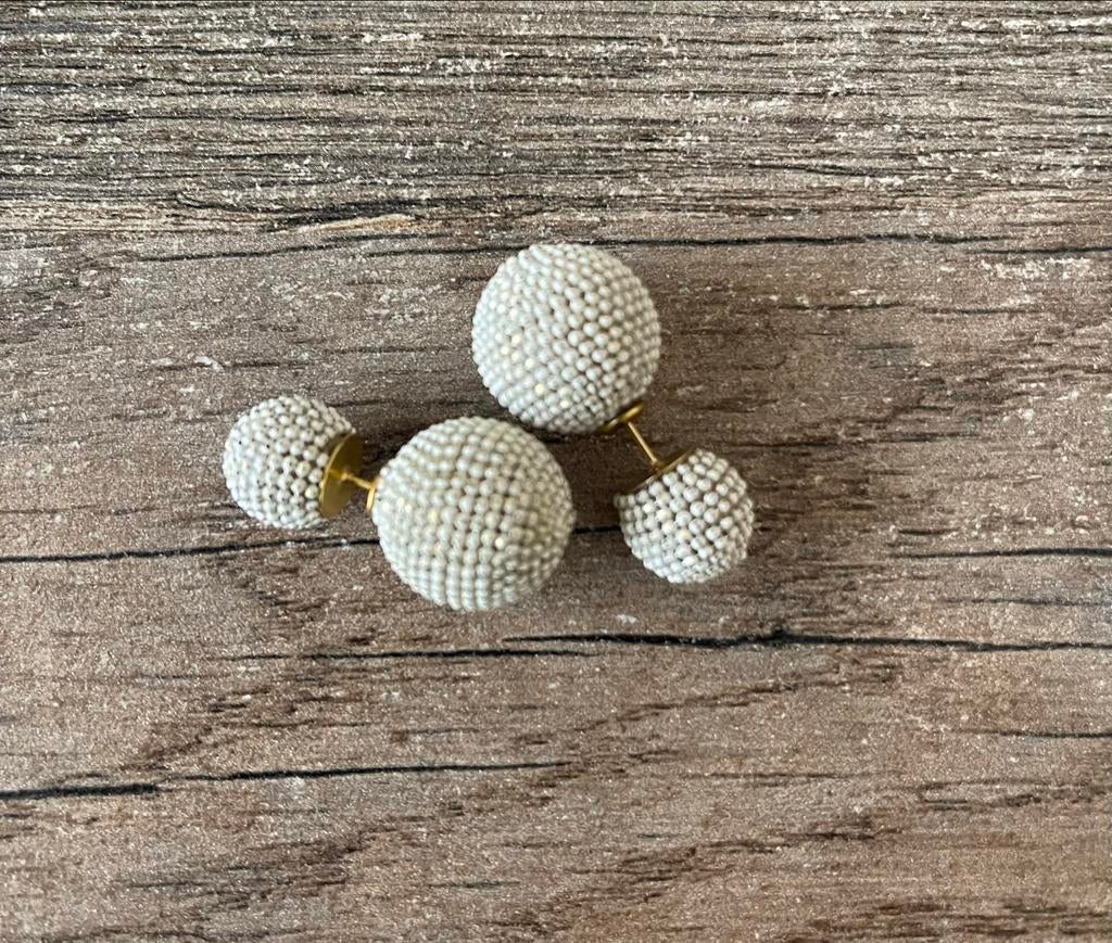 Fabiana Filippi Oorbellen - Bolletjes Design, Overige materialen, Wit, Ophalen of Verzenden, Zo goed als nieuw