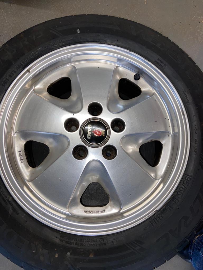 Opel senator gesmede fuch velgen met nieuwe banden, Auto-onderdelen, Banden en Velgen, Ophalen of Verzenden, Nieuw, Zomerbanden