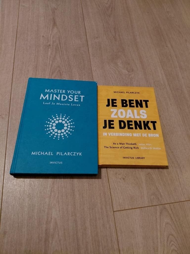 2 x Michael Pilarczyk - Je bent zoals je denkt & Master your, Ophalen of Verzenden, Zo goed als nieuw, Spiritualiteit algemeen