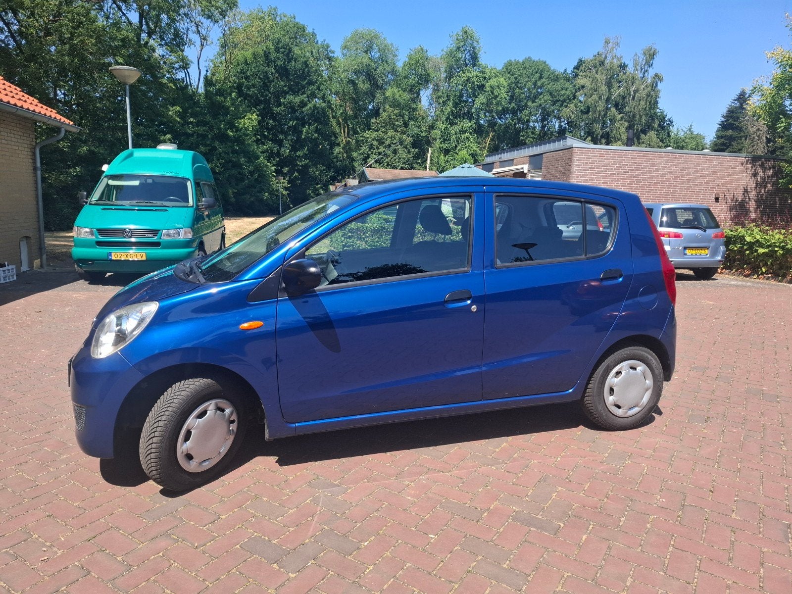 Daihatsu Cuore 1.0 5D 2011 Blauw, Auto's, Voorwielaandrijving, 600 kg, 18 €/maand, Cuore