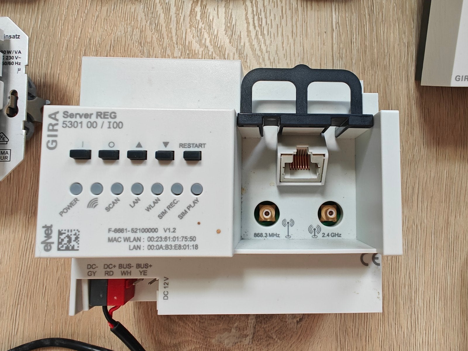 Gira eNet complete set met Gira eNet server, Ophalen of Verzenden, Schakelaar