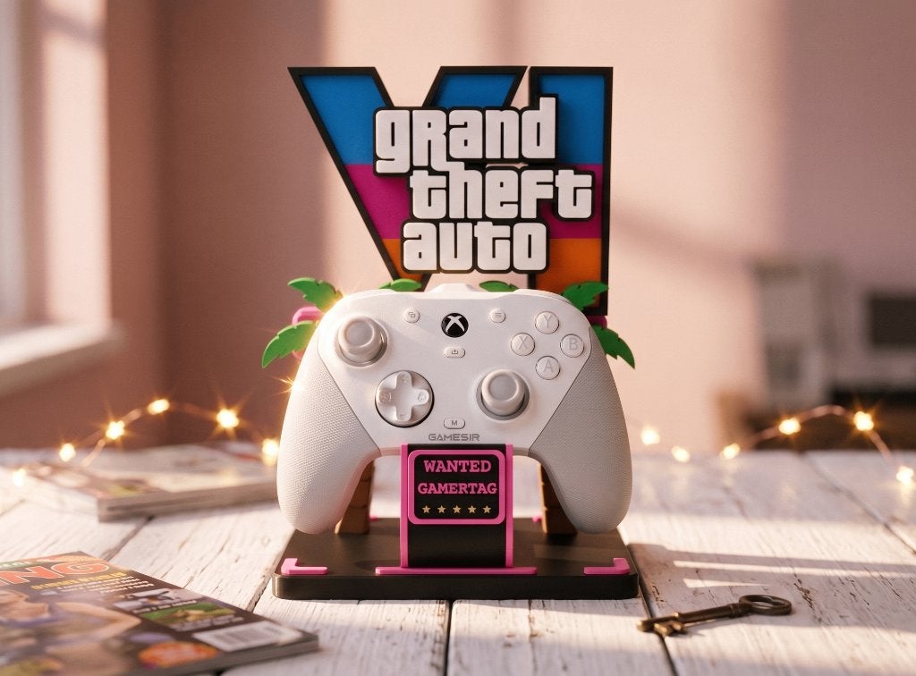 GTA6 Controller Stand + Eigen Gamertag (PS5 / Xbox), Spelcomputers en Games, Spelcomputers | Sony PlayStation Consoles | Accessoires