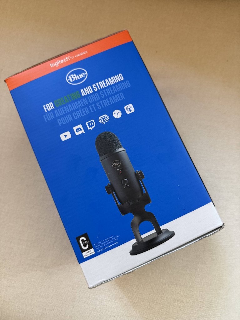 Blue Yeti USB microfoon – nieuw in doos, nooit gebruikt, Ophalen of Verzenden, Nieuw, Studiomicrofoon, Draadloos