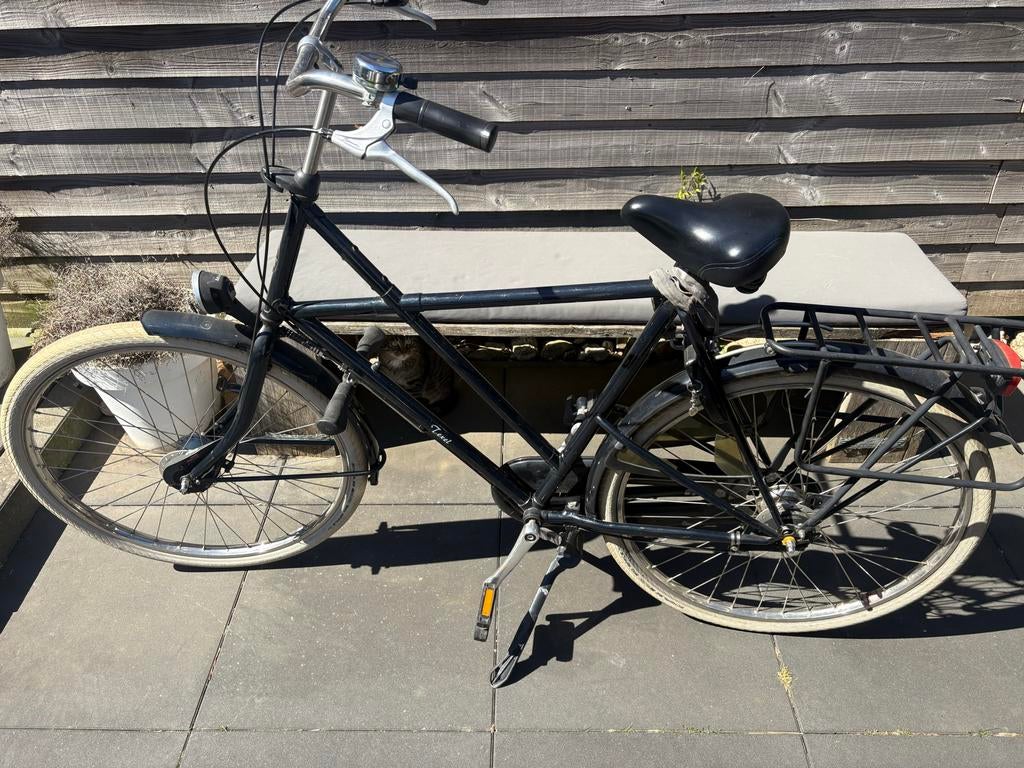 Azor Texel 7v handremmen handgemaakte fiets met kinderzitje, Overige merken, Velgrem, Versnellingen, Ophalen of Verzenden
