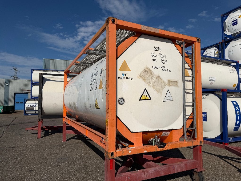 RVS T11 Tankcontainer 25.000L ISO Tank – 2010, Ophalen