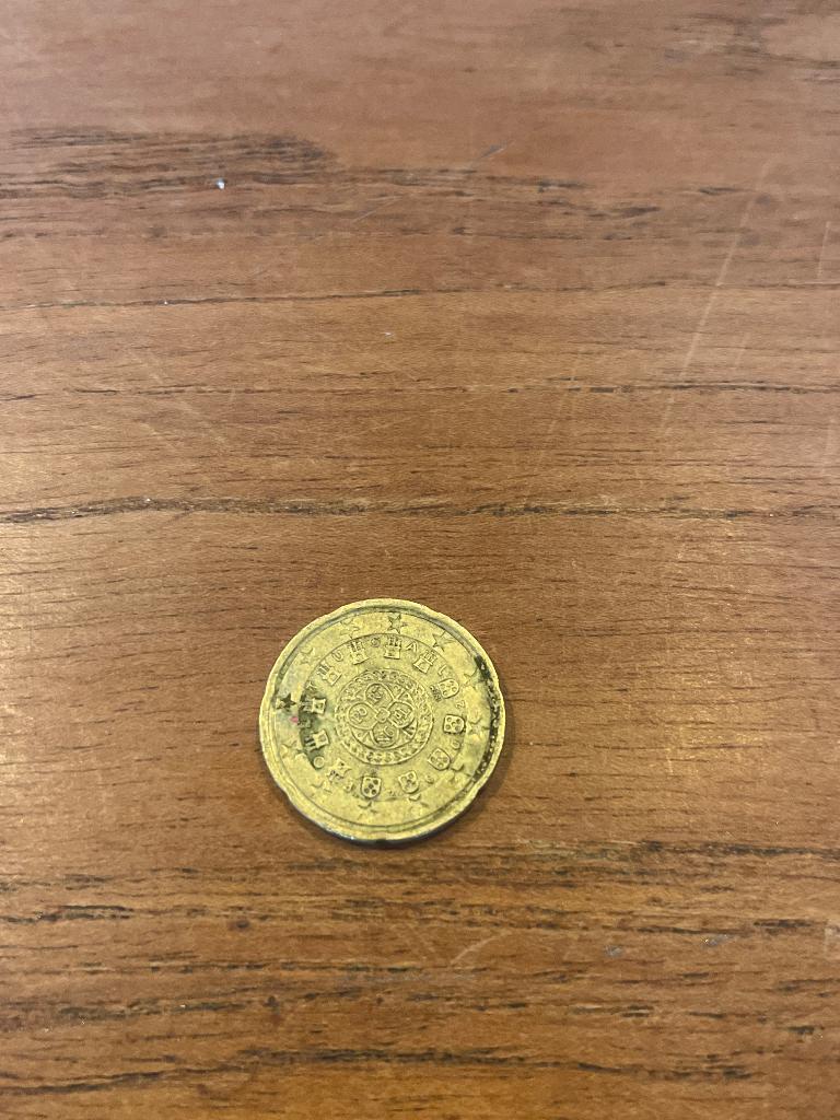 Zeldzame 20 cent, Ophalen of Verzenden, 20 cent, Goud