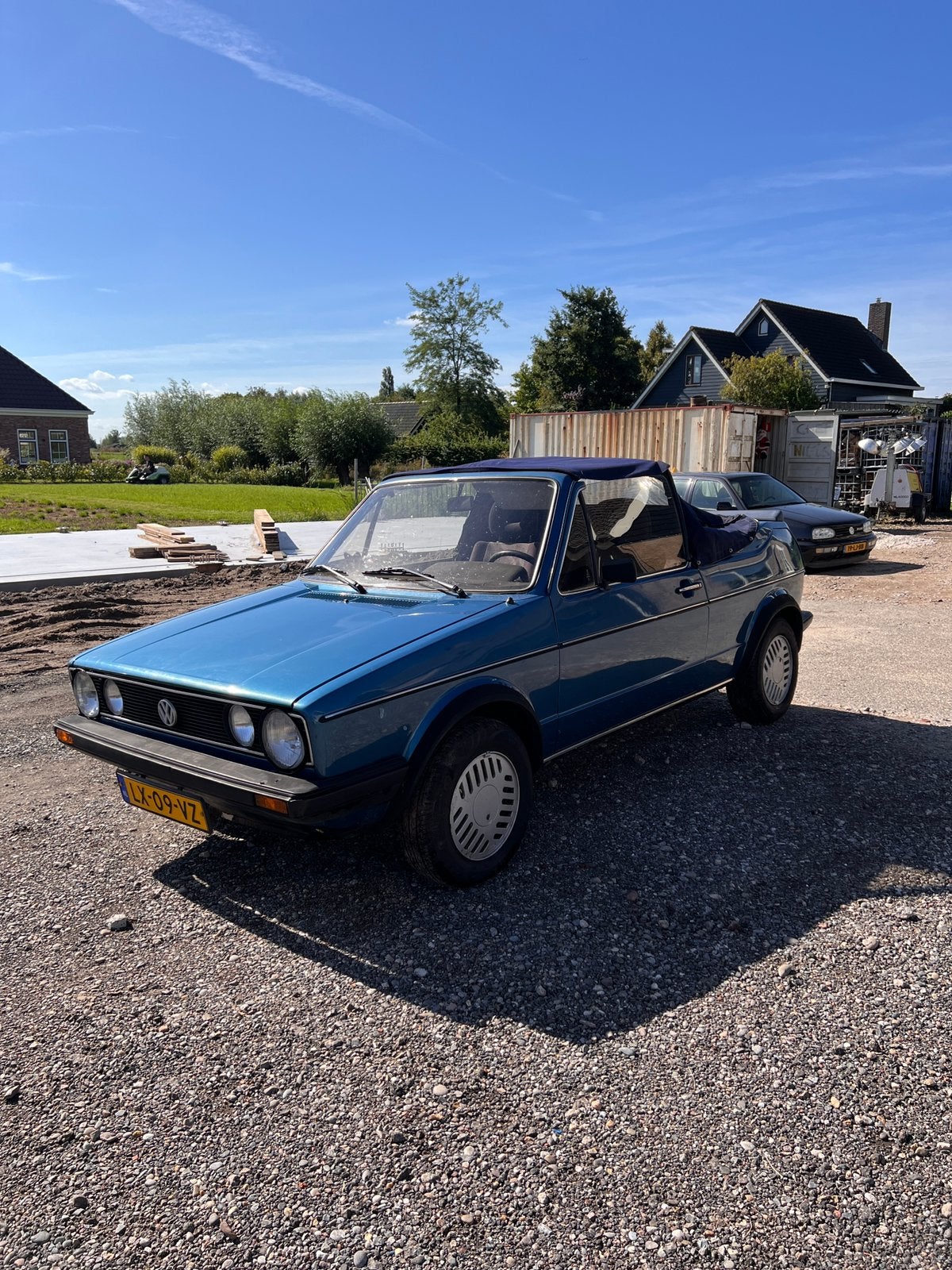 Volkswagen Golf cabrio 1976 blauw, Blauw, Origineel Nederlands, Bedrijf, Golf