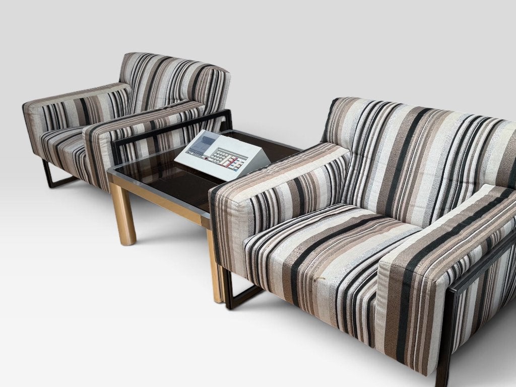 Leolux fauteuils 2x, Huis en Inrichting, Ophalen, Gebruikt, 75 tot 100 cm, 50 tot 75 cm