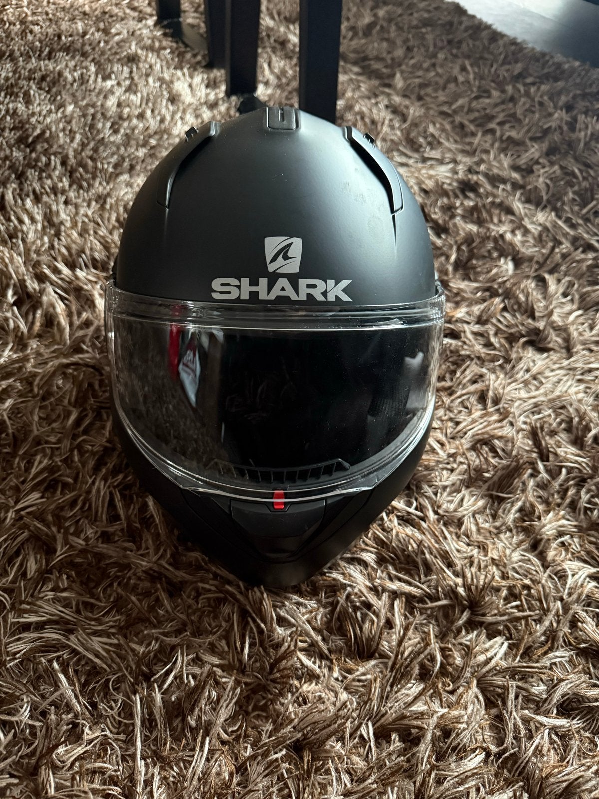 Shark motorhelm mat zwart - MAAT S, Ophalen, Heren, Shark, Integraalhelm