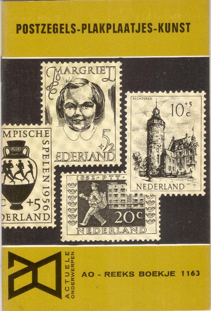 Postzegels - Plakplaatjes - Kunst - AO-boekje 1163, Ophalen of Verzenden, Boek of Tijdschrift