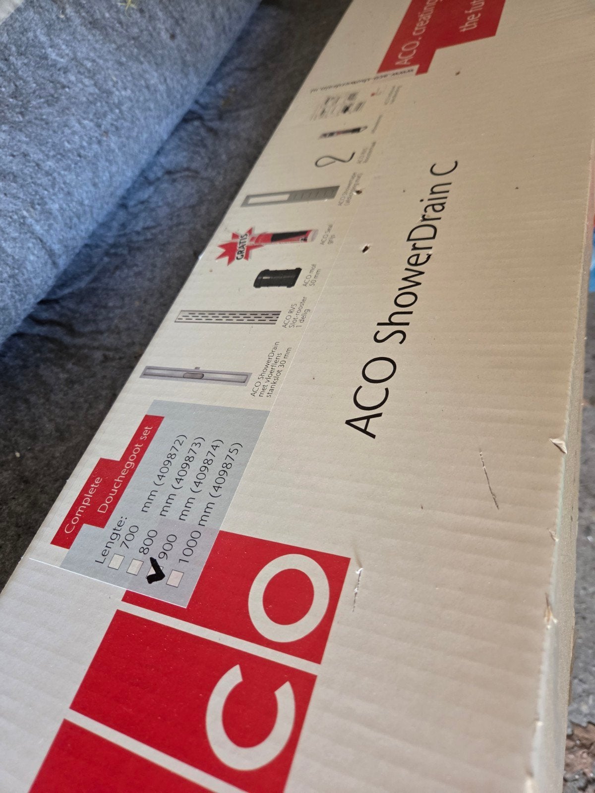 ACO ShowerDrain C douchegoot 900 mm, Ophalen of Verzenden