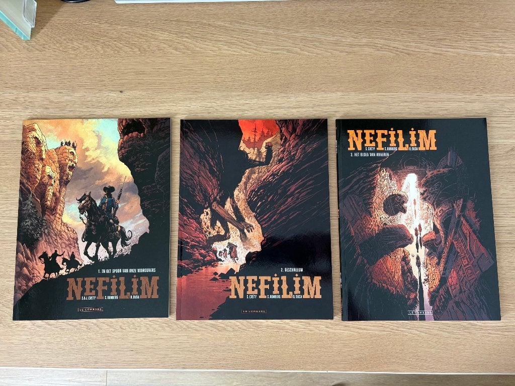 NEFILIM compleet verhaal reeks van 3 albums, Eén stripboek, Ophalen of Verzenden, Zo goed als nieuw