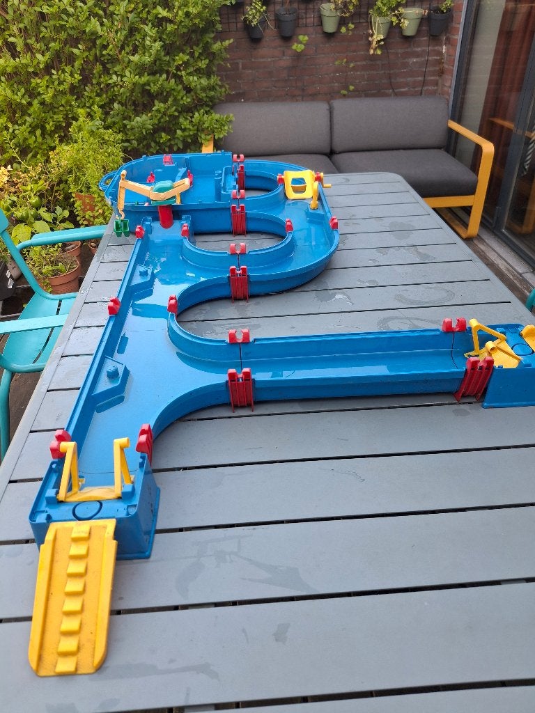 AquaPlay waterbaan, Ophalen, Gebruikt