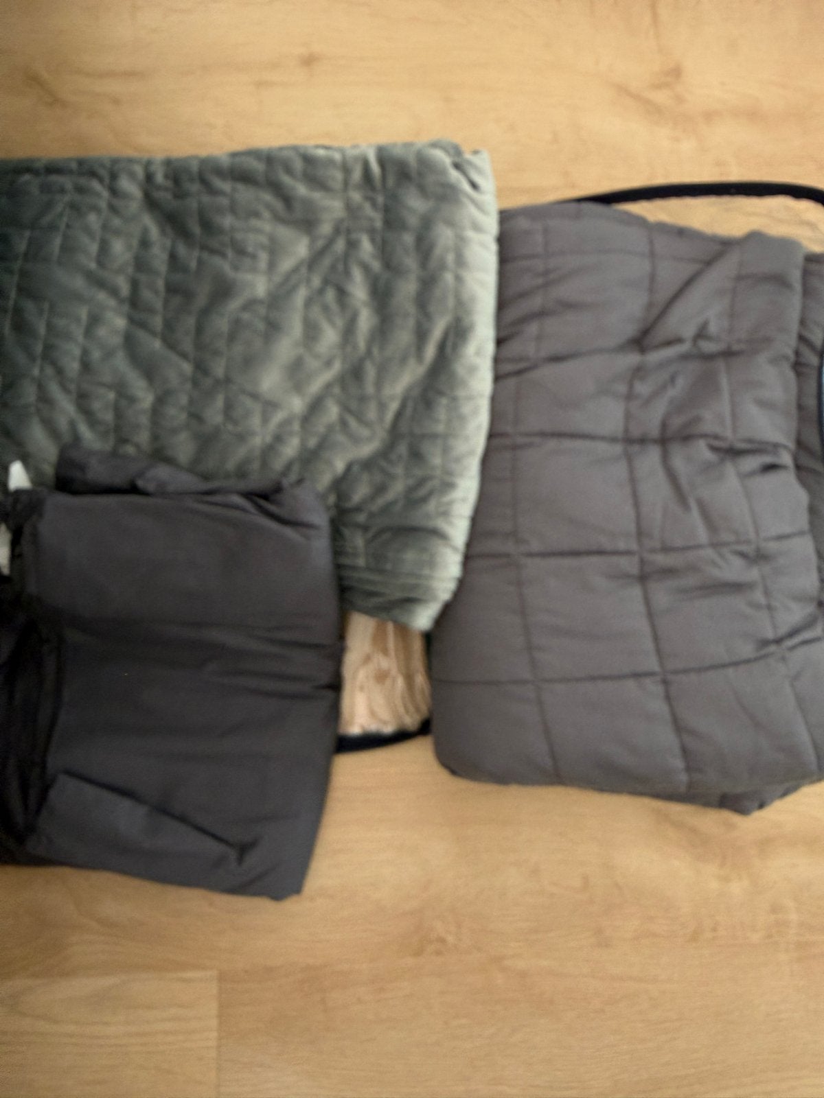 Z.g.a.n. verzwaarde deken 7 kg 150x200 met zomer- en winterh, Ophalen of Verzenden, Zo goed als nieuw, Eenpersoons, Deken of Dekbed