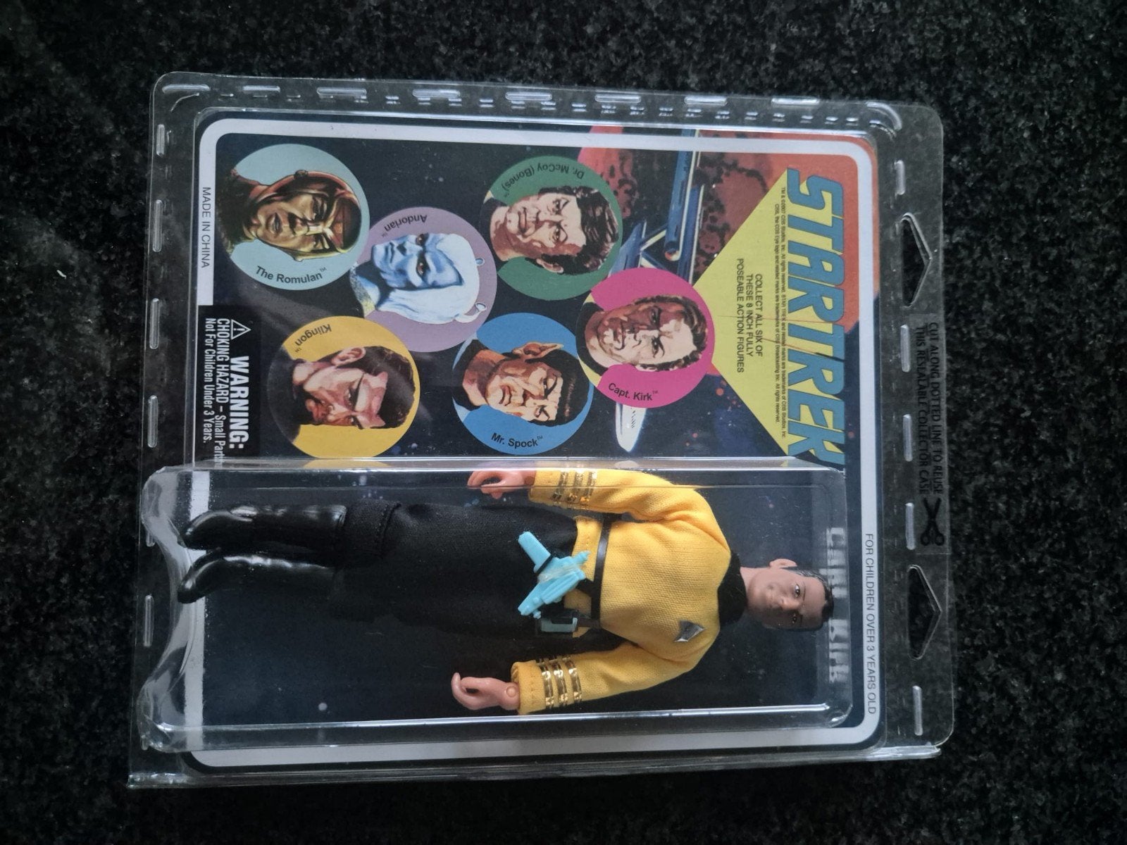 ZELDZAAM Star Trek Captain Kirk Diamond select, Ophalen of Verzenden, Nieuw