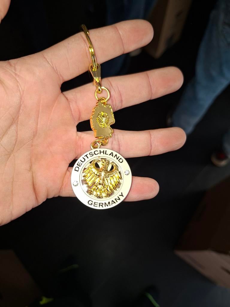 Sleutelhanger Duitsland - Gouden Adelaar, Ophalen of Verzenden