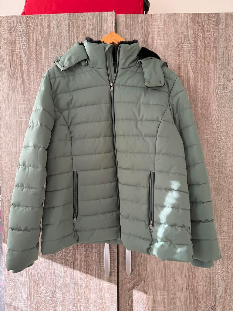 Pescara  Dames Winterjas - Groen - Maat XL, Kleding | Dames, Jassen | Winter, Ophalen of Verzenden, Zo goed als nieuw, Maat 46/48 (XL) of groter