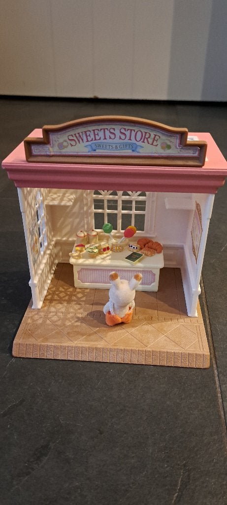Sylvanian Families Snoepwinkel met Konijnfiguur, Ophalen of Verzenden, Gebruikt
