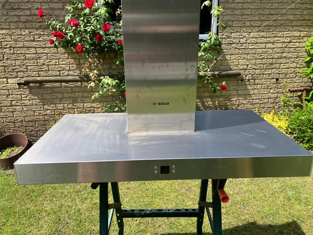 Bosch afzuigkap RVS 90x50x7,5 cm - defect, Witgoed en Apparatuur, Afzuigkappen, Ophalen, Gebruikt, Overige typen, Vrijstaand