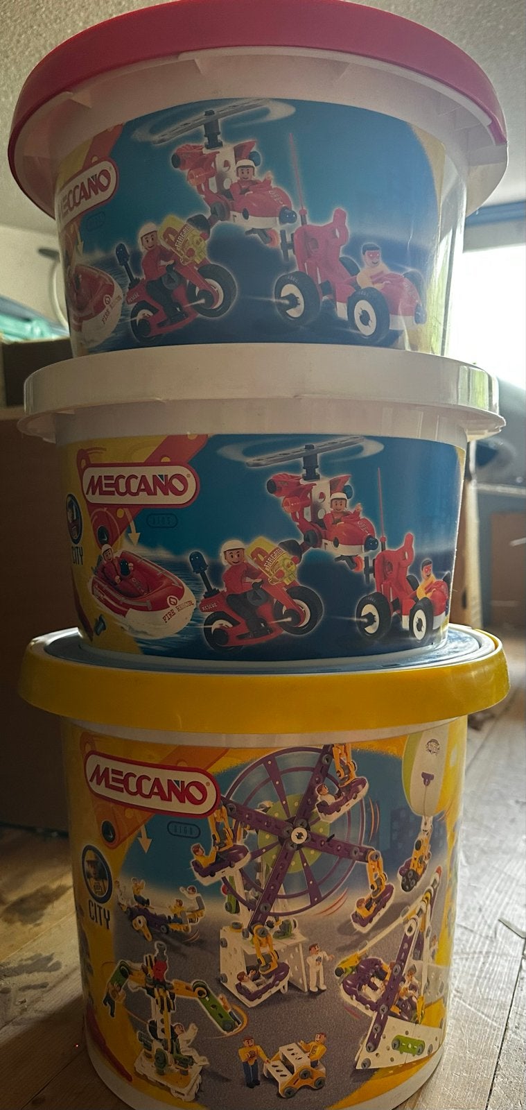 Meccano City Bouwsets - 3 Emmers, Ophalen of Verzenden, Zo goed als nieuw, Overige merken