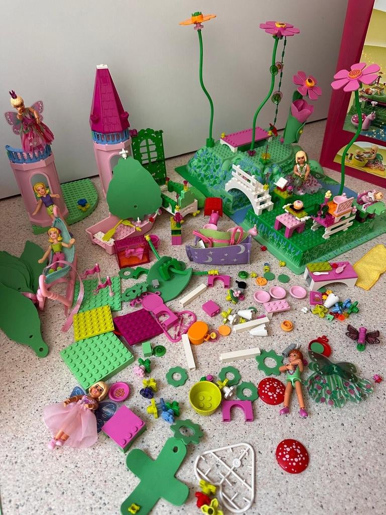 Lego groot en veel, feeën prinsessen, 3d grond extra setjes, Ophalen, Zo goed als nieuw