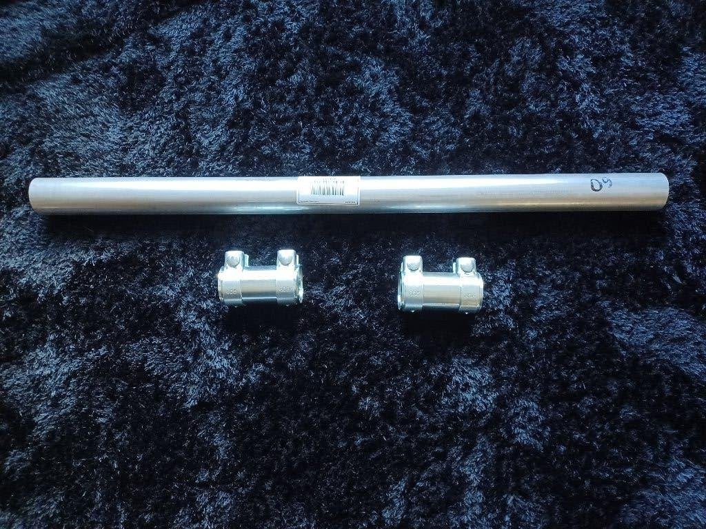 uitlaatpijp / straght pipe , 60mm doorsnee met koppelstukken, Auto-onderdelen, Ophalen, Nieuw, BMW