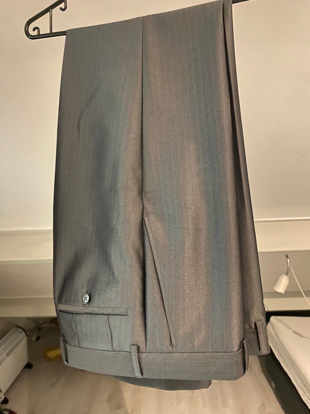 Pantalon maat 98, Ophalen of Verzenden, Zo goed als nieuw, Overige maten, Grijs