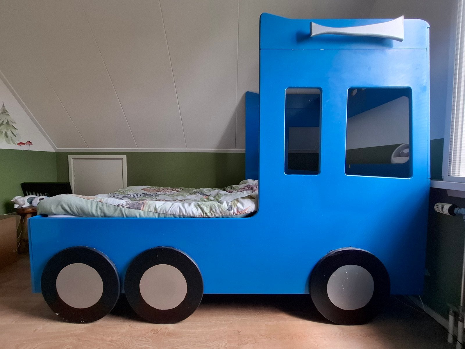 Uniek DAF Vrachtwagenbed voor Kinderkamer (90x200 cm), 85 tot 100 cm, Gebruikt, 180 cm of meer, Ophalen