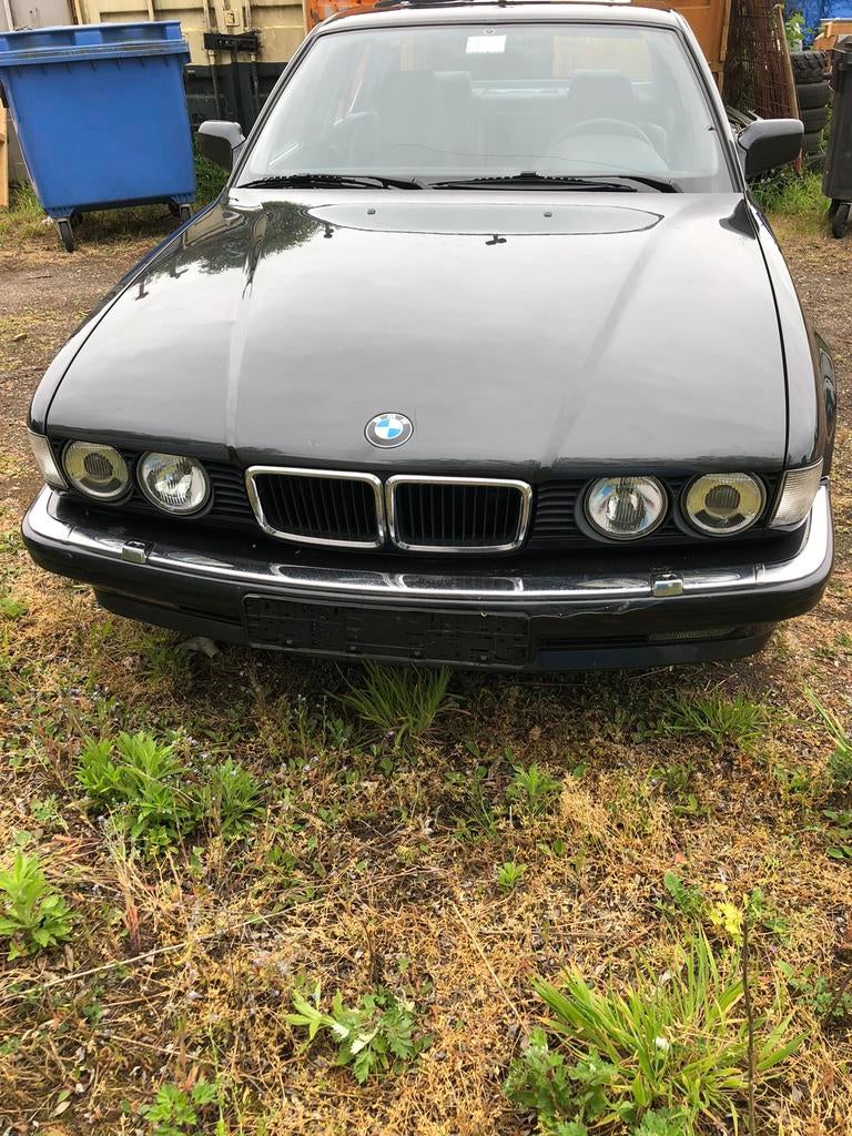BMW 1986 Zwart, Auto's, BMW, Particulier, 7-Serie, Airconditioning, Centrale vergrendeling, Cruise Control, Elektrische buitenspiegels
