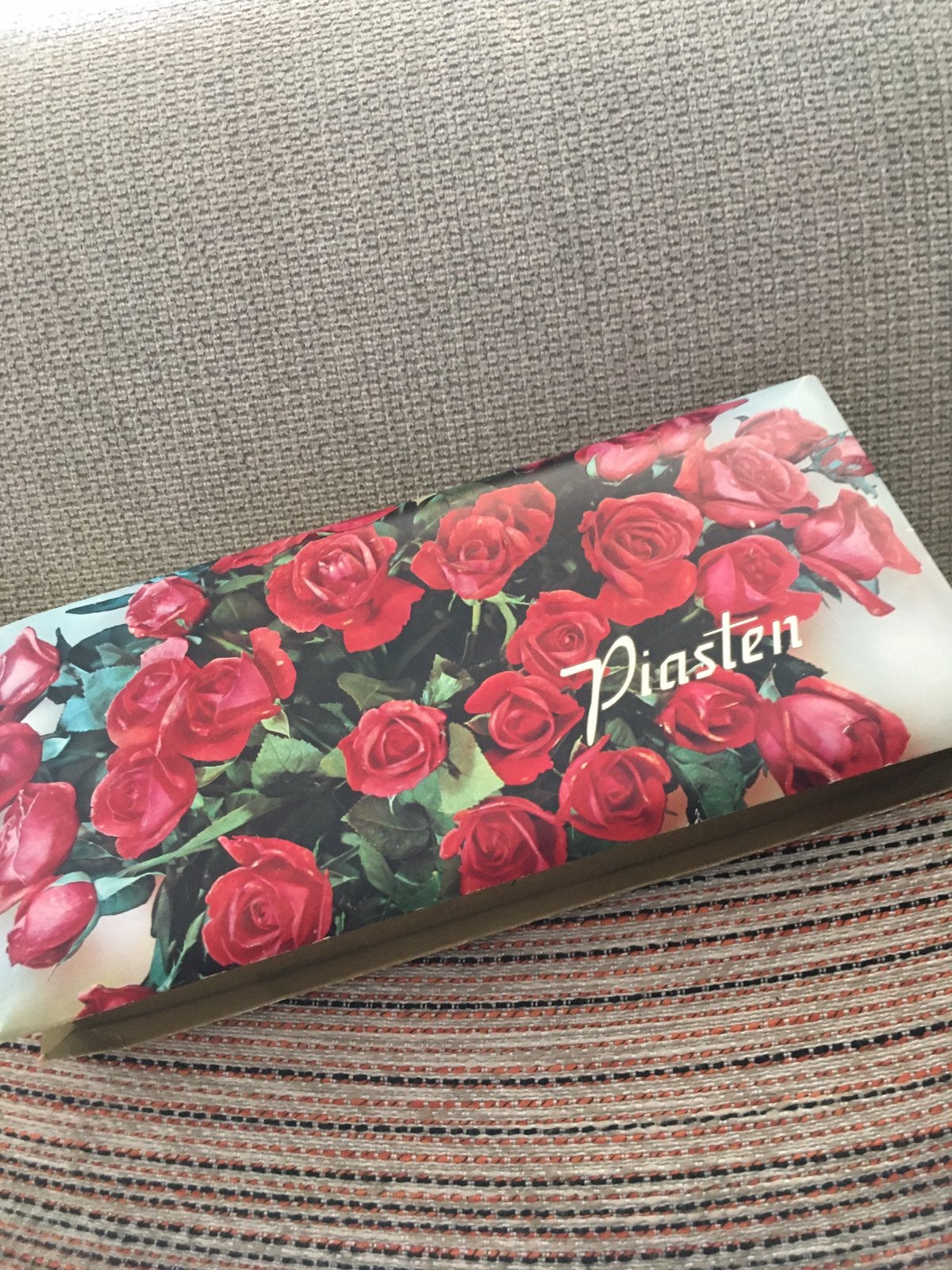 Oude chocolade doosje Piasten Rosenpracht., Ophalen of Verzenden