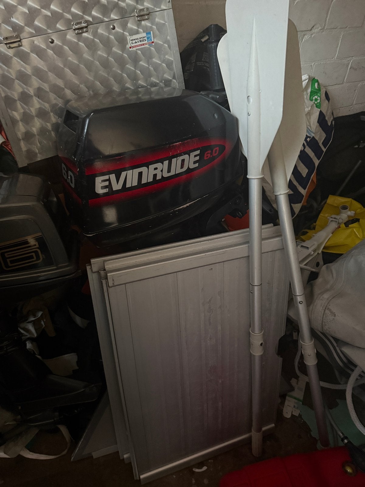 Evinrude 6/8pk 2 cillinder 2 takt 09/1998, Ophalen, Zo goed als nieuw, Motor en Techniek, Motorboot