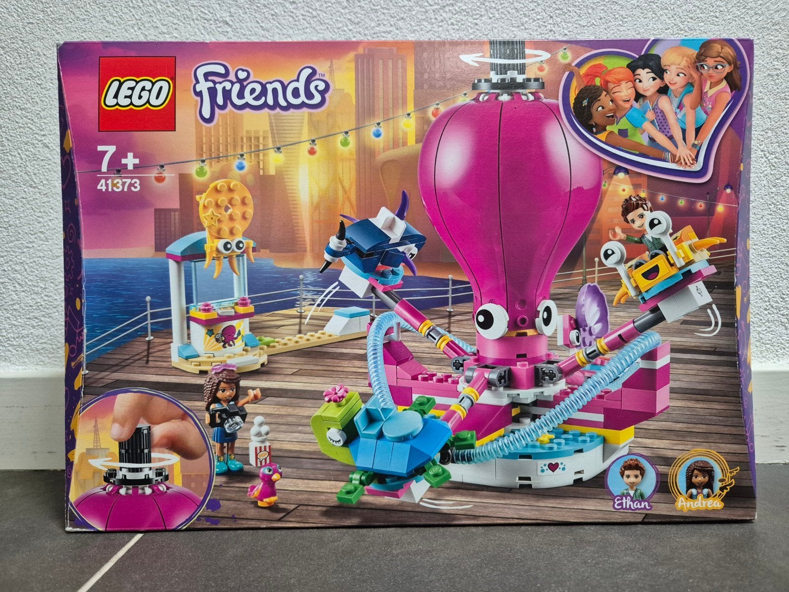 LEGO Friends 41373 Grappige Octo-achtbaan, Ophalen of Verzenden, Zo goed als nieuw, Overige merken