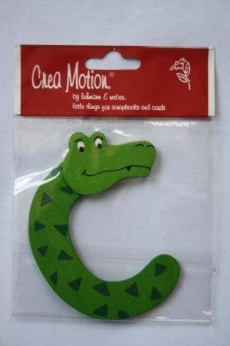 Crea Motion Letter C hoog 7,5 cm, Hobby en Vrije tijd, Ophalen of Verzenden, Nieuw, Versiering of Embellishment, Overige merken