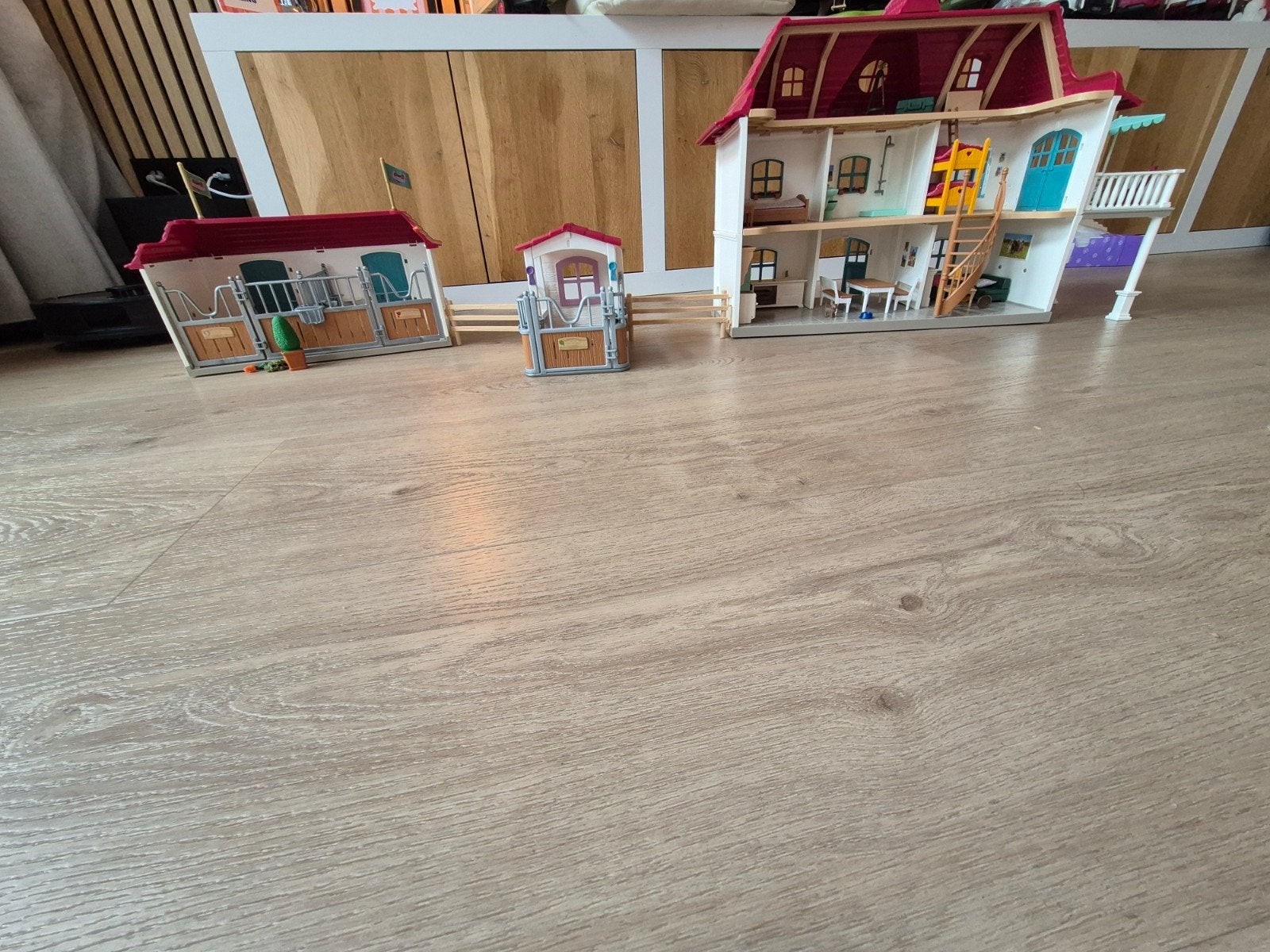Grote Schleich Horse Club set met veel extra's, Ophalen of Verzenden, Gebruikt