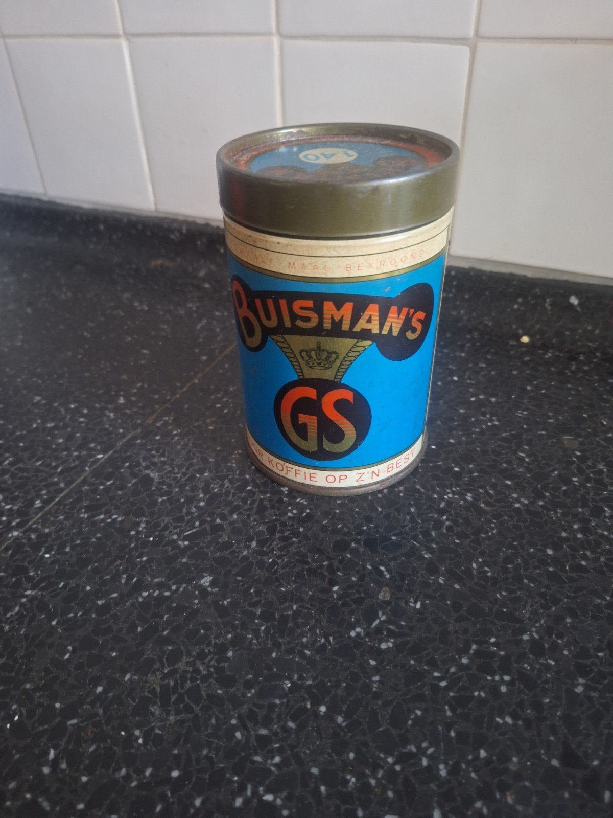 Vintage Buismanblik - Oud en Decoratief, Ophalen of Verzenden
