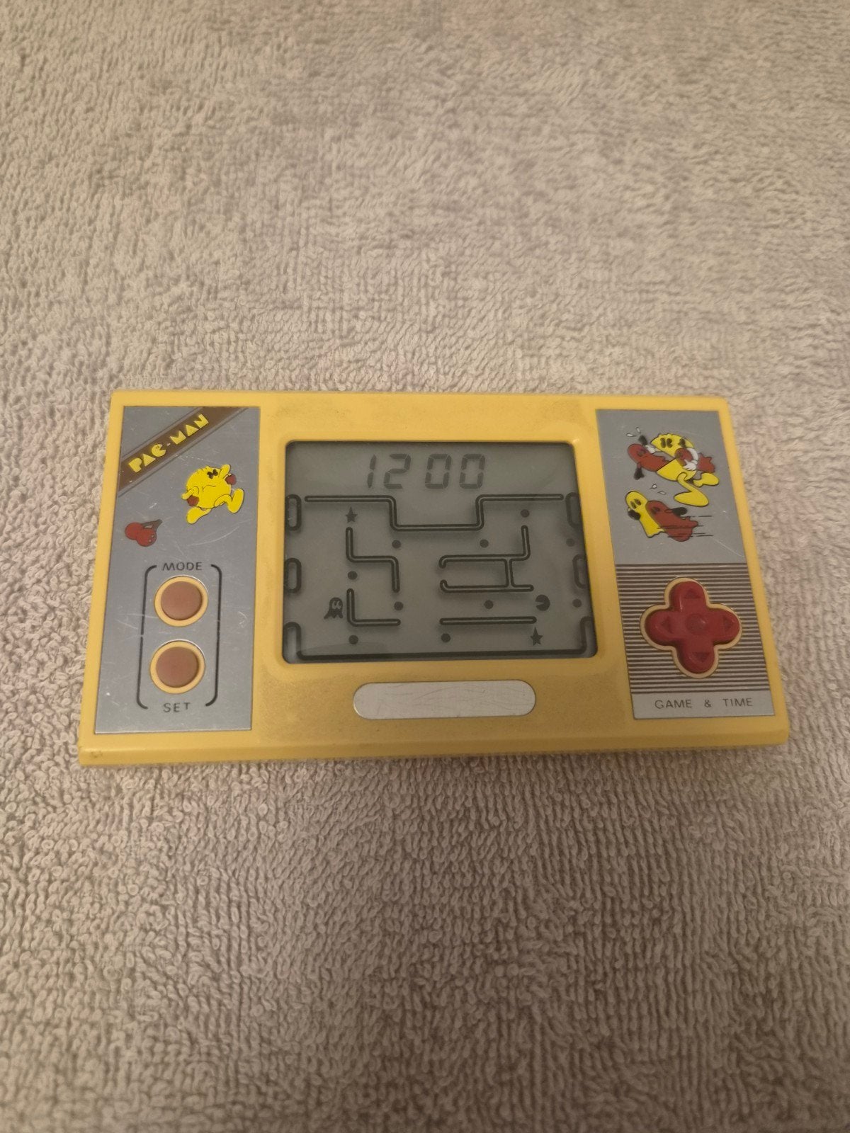 Vintage Pac-Man Game & Time handheld console, Spelcomputers en Games, Ophalen of Verzenden, Overige merken, Gebruikt