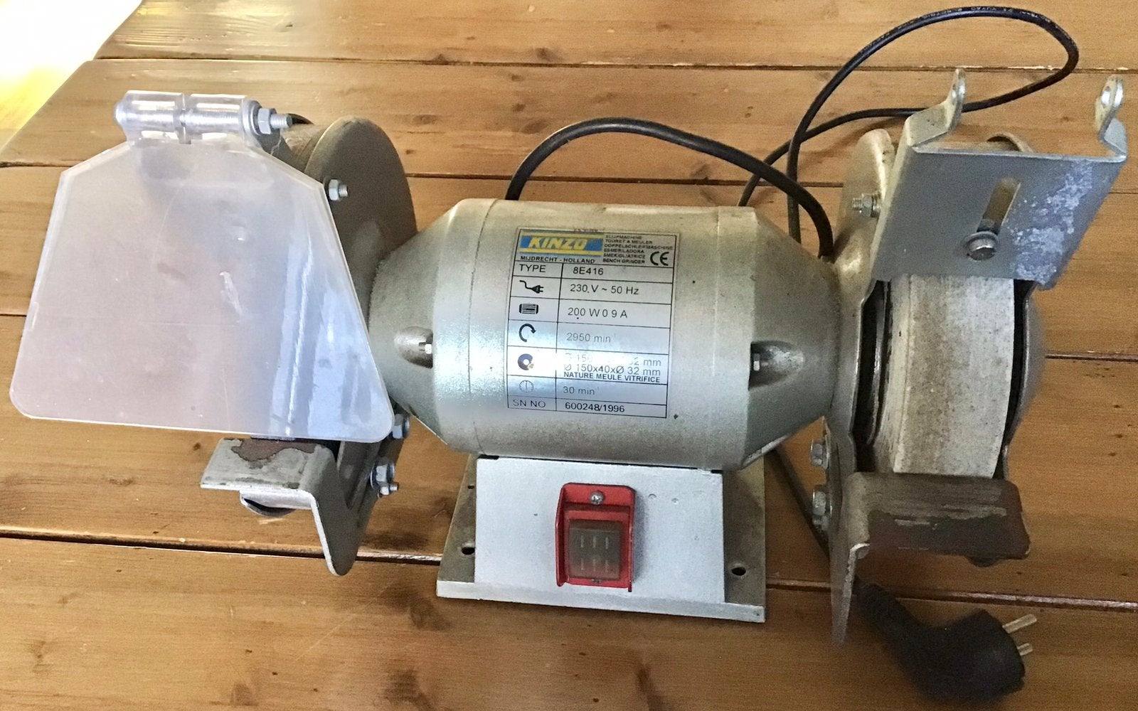 SILKO 8E416 SLIJPMACHINE 200W, Ophalen of Verzenden, Gebruikt, Minder dan 700 watt, Werkbankslijpmachine