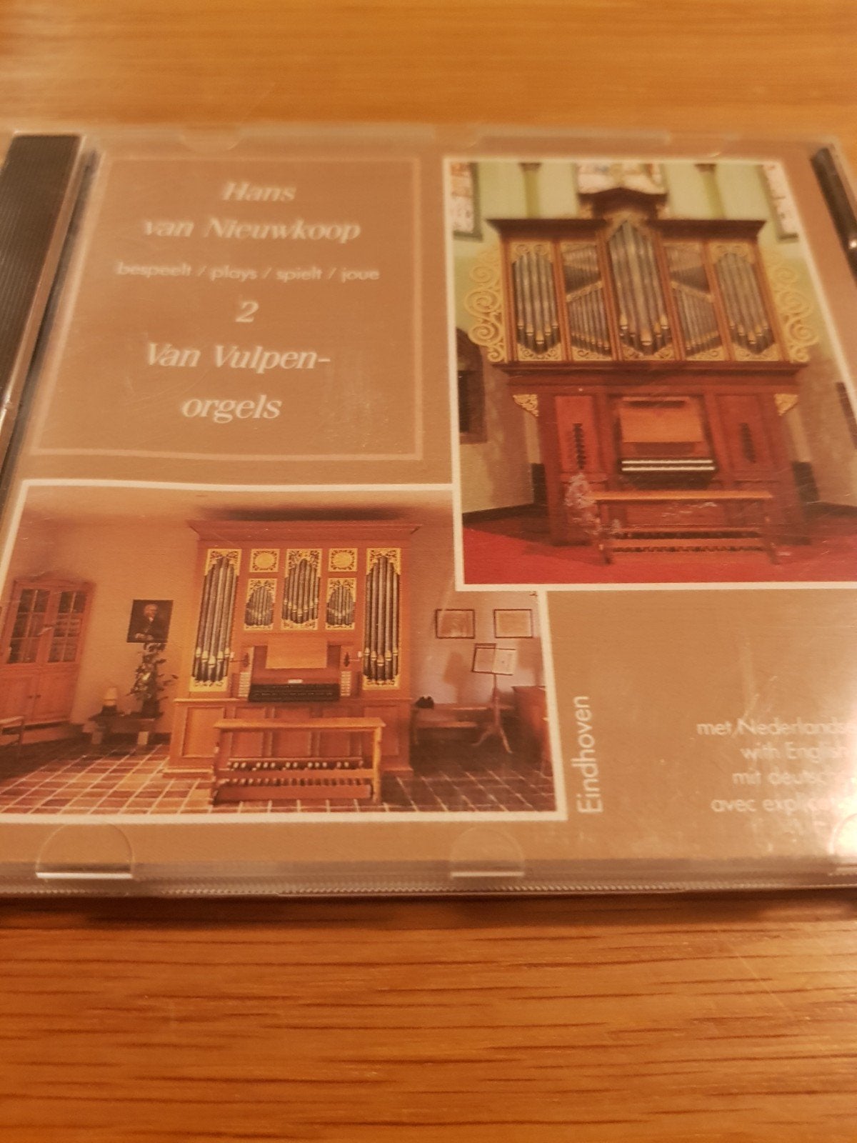 CD Hans van Nieuwkoop bespeelt 2 Van Vulpen orgels, Ophalen of Verzenden, Zo goed als nieuw, Inclusief doosje, Overige typen