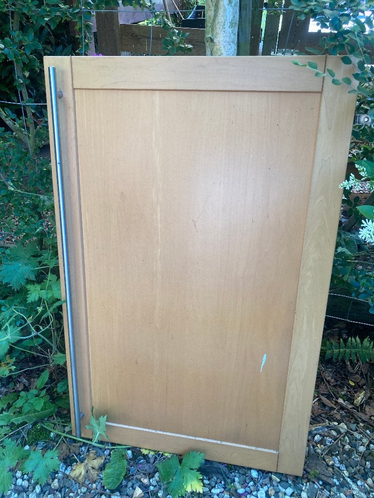 keukenkast deur, Ophalen, Gebruikt, Bruin, 50 tot 100 cm