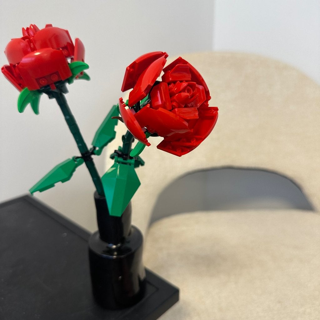 Serax Héléna Design Vaas + LEGO Botanicals Rozen 40460, Ophalen, Zo goed als nieuw, Complete set, Compleet