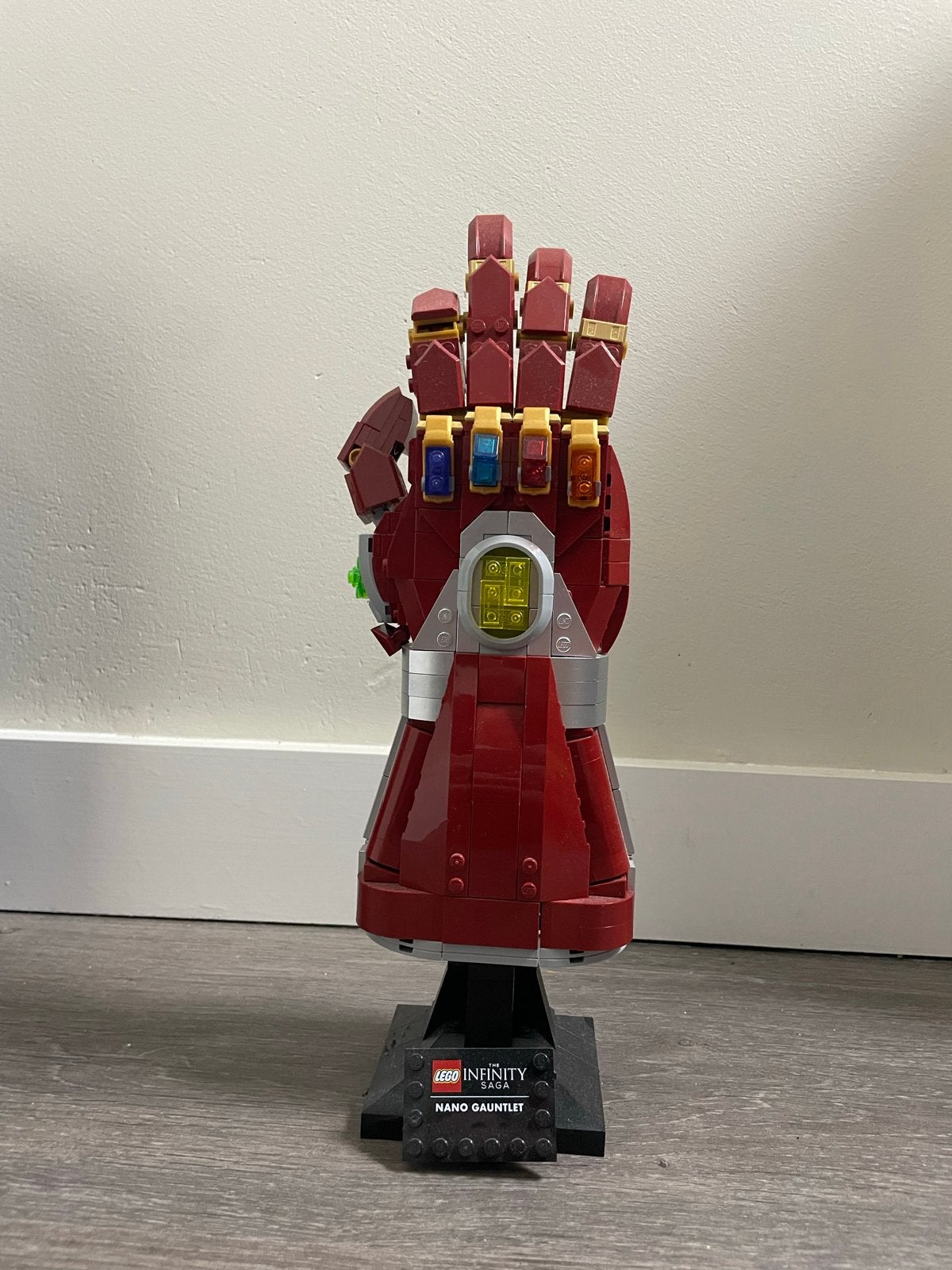 LEGO Marvel Nano Gauntlet 76223 - Compleet en opgebouwd, Ophalen, Zo goed als nieuw