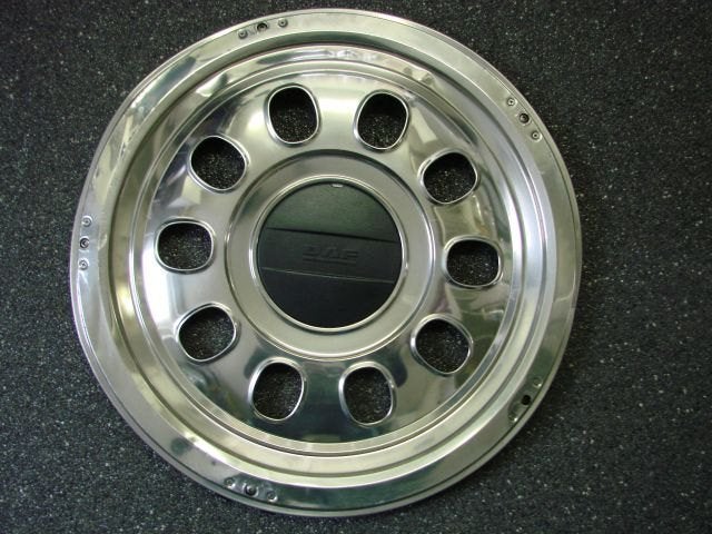 rvs DAF (RUSPA) wieldop 23,5 inch vrachtwagen (1 stuks), Auto diversen, Wieldoppen, Ophalen, Gebruikt