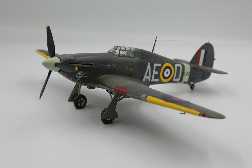 Gedetailleerd modelvliegtuig: Hawker Hurricane Mk.II 1/48, Hobby en Vrije tijd, Overige merken, 1:72 tot 1:144, Ophalen of Verzenden
